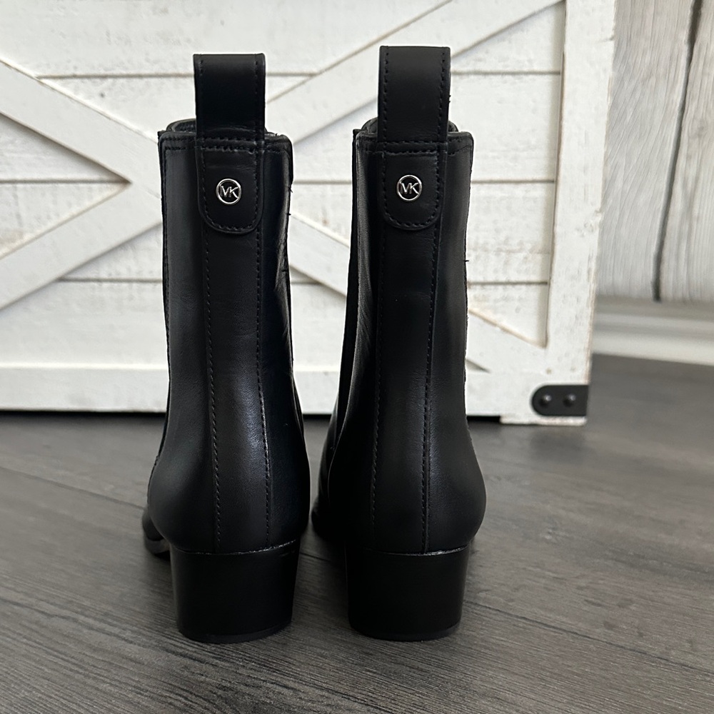 Michael Kors Sleek Black Ankle Booties - Picture 4 of 6